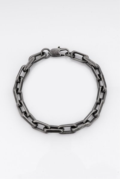 UKHWD SUPPLY 316L Stainless Steel Oxidized Sailor Men's Bracelet
