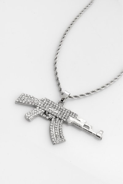 No Future Iced Out AK-47 Kolye CS1188GM