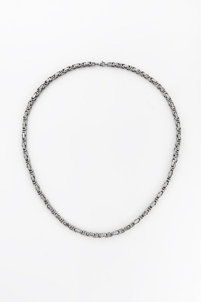 UKHWD SUPPLY 4mm X 59cm 316L Steel King Square Chain Necklace