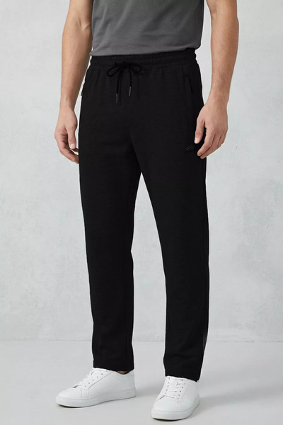TOZLU Men's Pocket Zipper Sweatpants