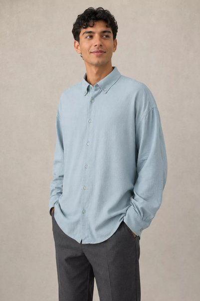 TOZLU Long Sleeve Men's Shirt