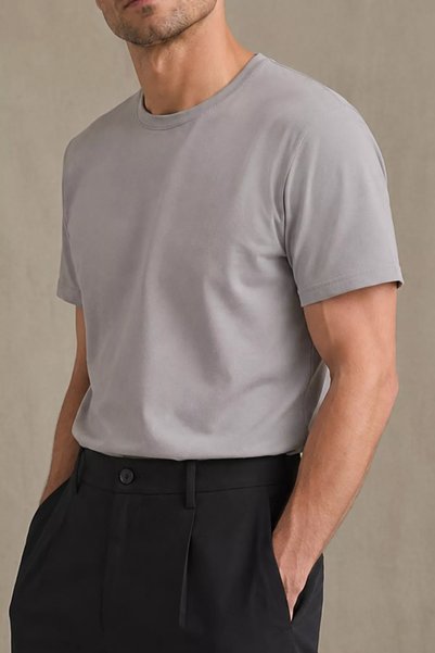 TOZLU Men's Crew-Neck T-Shirt