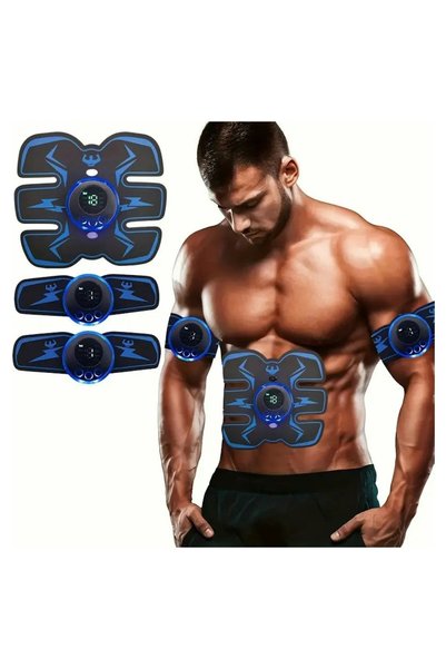 unbranded Aparat stimulare musculară EMS wireless pentru abdomen, 6 moduri și...