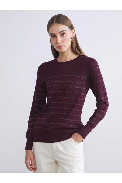 LC Waikiki Timeless Clothing & Timeless Choices Zero Roba Collar Striped Wome...