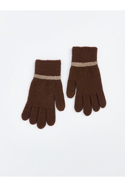 LC Waikiki Quality Pieces from Çelebi Store Embroidered Knitwear Women's Gloves