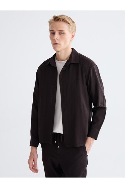 LC Waikiki Trendy Picks from Kübra Butik: STANDARD Fit Long-Sleeve Men's Shirt