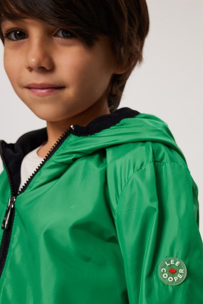 Lee Cooper Детски дъждобран Sam Boys, зелен