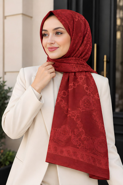 İmajButik Red Aura Soft Shawl
