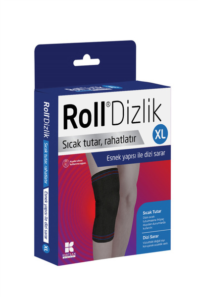 Roll Wool Knee Pad Size XL