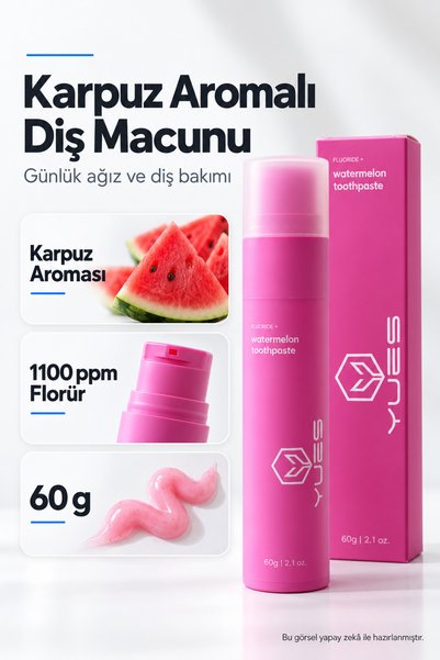 YUES Watermelon Toothpaste Karpuz Aromalı Beyazlatıcı Diş Macunu