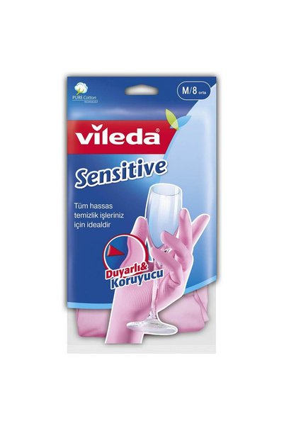 Vileda Candy Pink - Medium Gloves