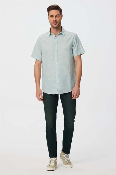 Lee Cooper Andre men's woven shirt mint