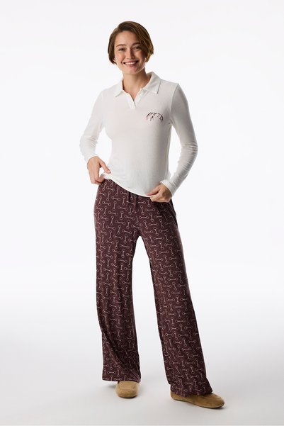 Penti Riding Club Striped Trousers Long Sleeve Pajama Set