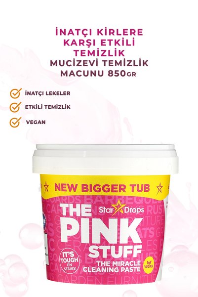 ThePinkStuff Mucizevi Temizlik Macunu 850 g – Çok Amaçlı, Ocak-Fırın, Lavabo ...