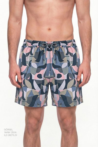 Penti Men's Mindfulness Pattern Shorts