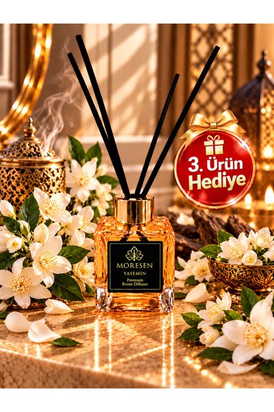 MORESEN YaseminBambu Çubuklu Oda Kokusu 100 ml | Yasemin Çiçeği Esanslı Kare ...