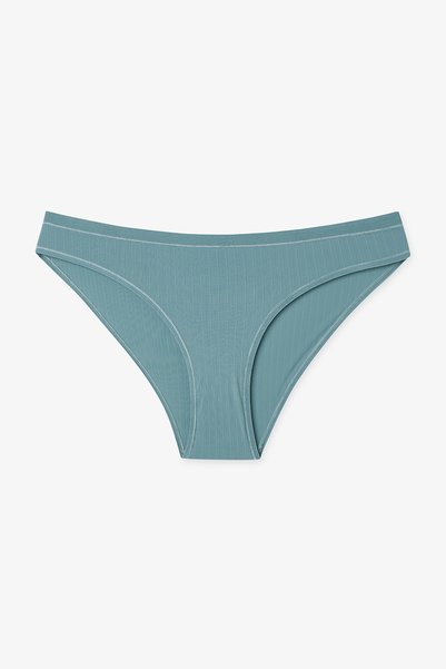Penti Koyu Gri Essentials Normal Bel Slip Külot