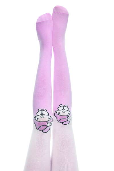 Penti Pembe Kız Çocuk Pretty Melody 100 Denye Pamuklu Külotlu Çorap
