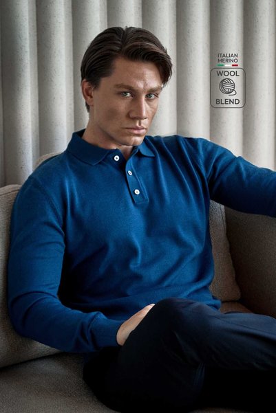 Paşahan Polo Neck Woolen Men's Knitwear Sweater