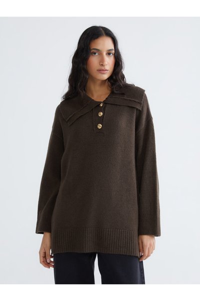 LC Waikiki Trendy Picks from Kübra Butik: Women's Knit Sweater with a Yoke De...