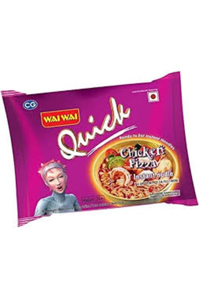 WAİ WAİ Chicken Pizza Instant Noodle, 75g | Instant Noodles