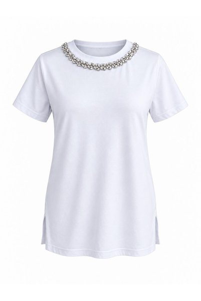 Moodbasic TAŞLI ŞERİTLİ T-SHIRT