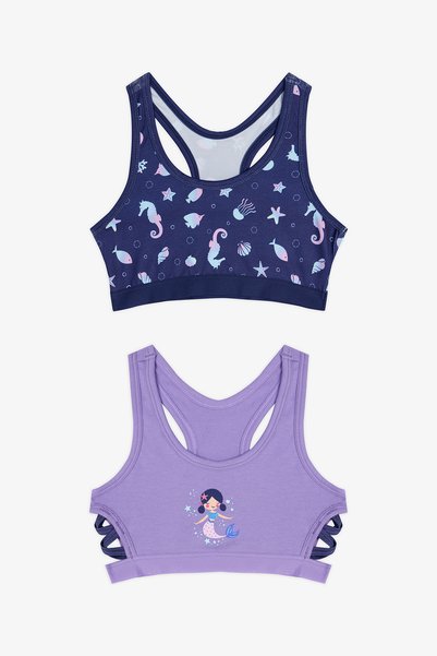 Penti Kız Çocuk Mermaid 2li Çok Renkli Spor Üst