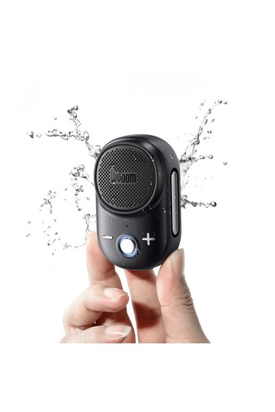 DIVOOM Itour-S Giyilebilir Bluetooth Hoparlör, IP67 Su Geçirmez Toz Geçirmez, Taşınabilir Küçük Klip
