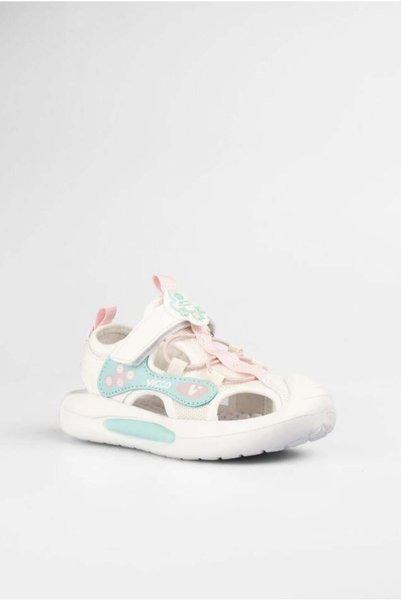 Vicco Rocket İlk Adım Bebek Ortopedik Işıklı Çocuk Spor Sandalet BEYAZ