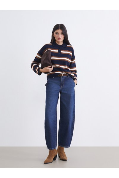 LC Waikiki Timeless Clothing & Timeless Choices Women's Barrel Fit Jeans with...