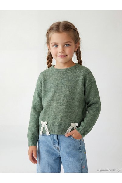 LC Waikiki Trendy Picks from Kübra Butik: Size 0 Girl's Baby Knit Sweater wit...