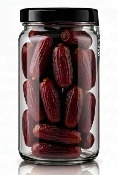 Zencefil Organik Jumbo Medine Hurması Bi Kavanoz 660 cc. Cam Kavanozda Özel Seçme Hurma Medine Hurması Medina Dates