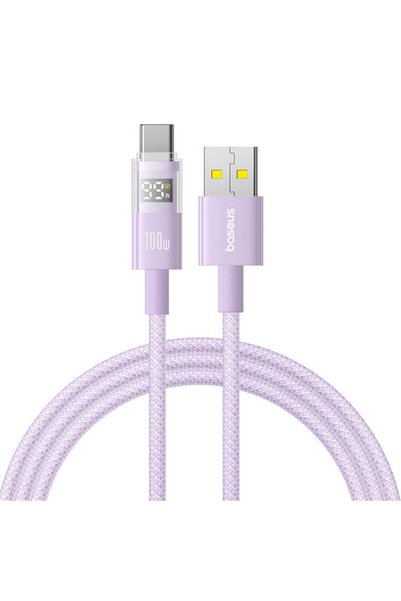 Baseus Cablu de date Display 2 (P10382701511-01), încărcare rapidă, USB la Ty...
