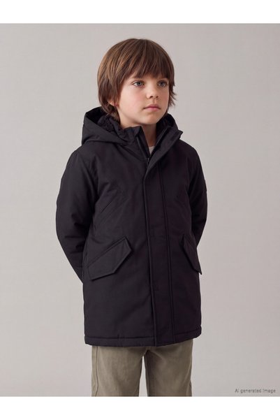LC Waikiki Hooded Boy's Coat for Style Enthusiasts from Uzg Store