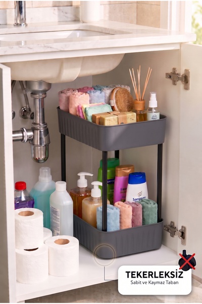 İndecor Houseware منظم الحمام متعدد الأغراض من لشبونة، منظم للحمام مكون من طب...