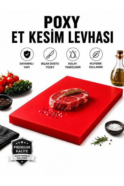Generic Brand 30X50X2 Red Cutting Sheet Polyethylene Red Et Extra Durable
