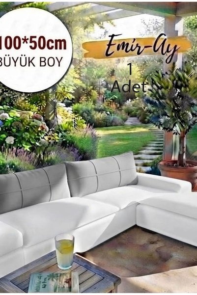 Emir-Ay@hometeks Kapitone Çizgili Kırlent Kılıfı , Yastık Kılıfı,Büyük Boy Ko...