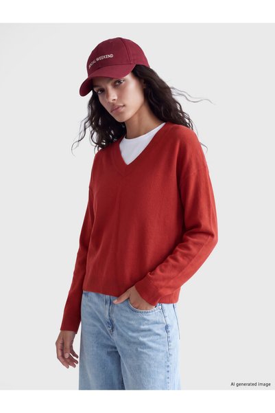 LC Waikiki Timeless Clothing & Timeless Choices V-Fit Loose Fit Women's Knitw...