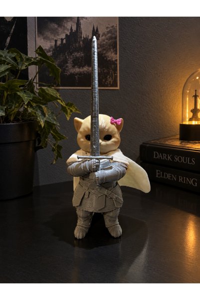 YAFO Studio Viral Şövalye Kedi (Knights Cat) Tam Boyu 15 CM