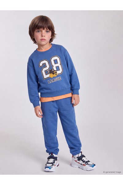 LC Waikiki Quality Parts Printed Boys' Tracksuit Set from Çelebi Store