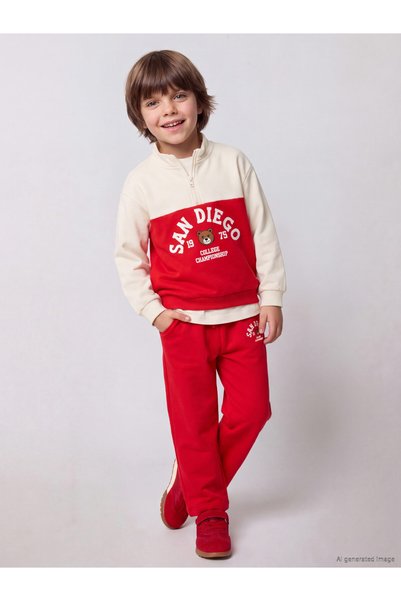 LC Waikiki Color-Blocked Boys' Suit for Style Enthusiasts from Uzg Store