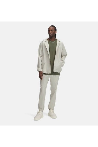 Under Armour بنطلون رياضي منسوج للرجال من Ua Vibe باللون البيج 1386557-289