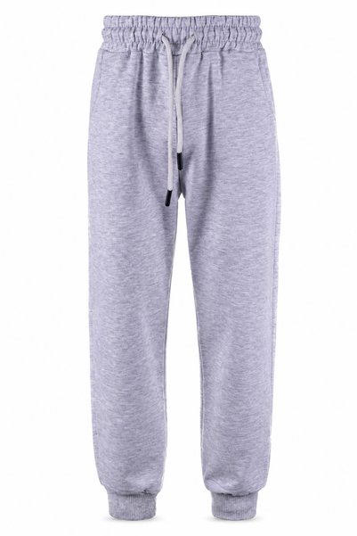 trender Basic Unprinted Grass Gray Boys' Sweatpants 8086