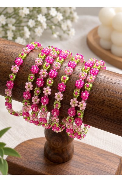 abel jewelry Coquette Floral Beaded Fairycore Gift-Worthy Vintage Bracelet Br...