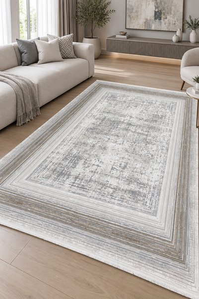 ünalcarpet 4 Metrekare - 6 Metrekare Bambu Tarz Modern Salon Oturma Odası Mut...