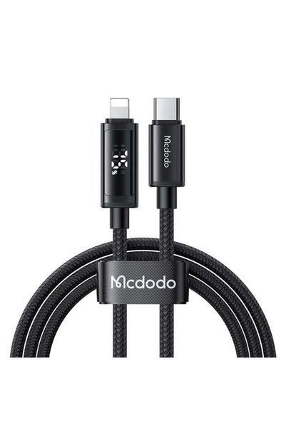 Mcdodo Cablu de date (CA-7990), USB-C la Lightning, Ecran LED dublu, 36W, Înc...