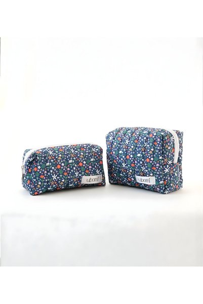 UBOMİ Lily Makeup and Personal Care Bag Piece Double Set