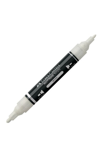 Faber Castell Marker acrilic Multimark Color 101 Alb Faber-Castell