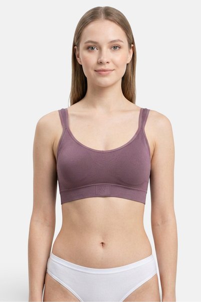Gloria Vanderbilt Women 3Pcs Solid Seamless Bra, Multicolor