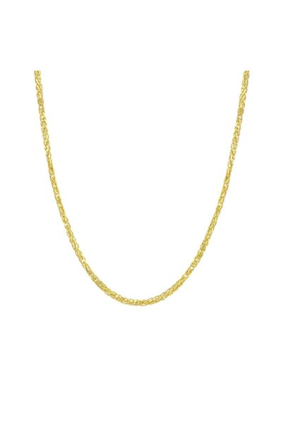 Assos Pırlanta Altın Spiga Zincir Kolye - 14K